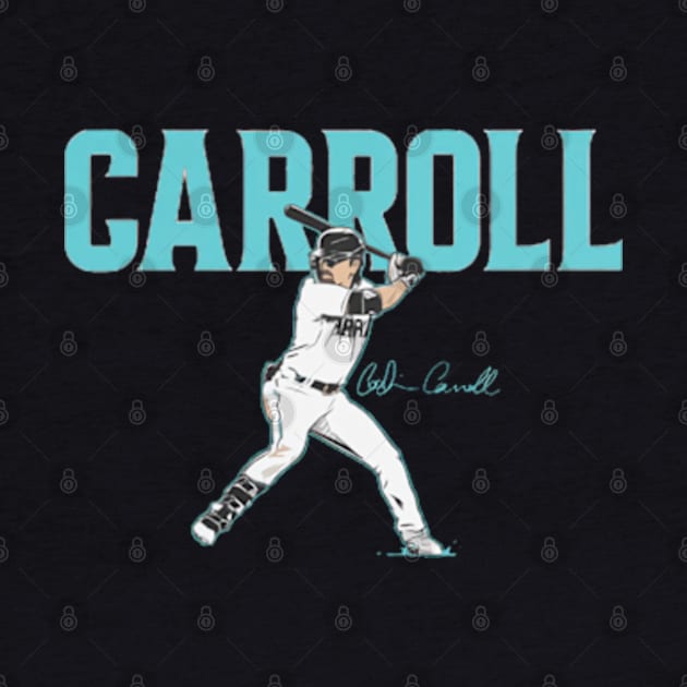 Corbin Carroll Slugger Swing by lavonneroberson